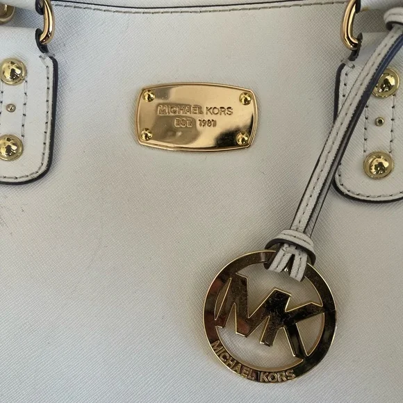 Michael Kors Cream Satchel and Wallet Set